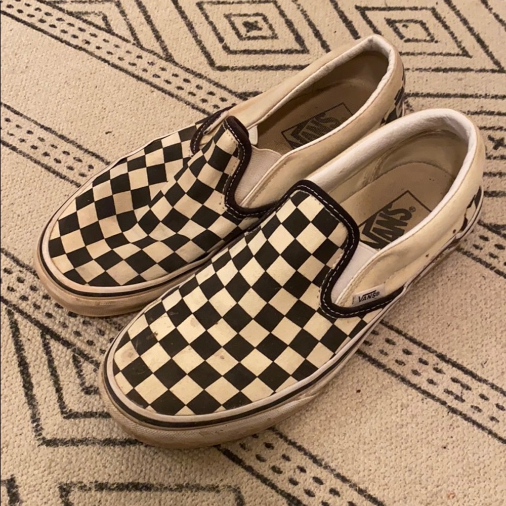 Checkered Vans